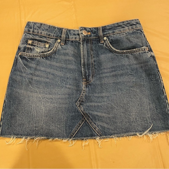 Zara Skirts Zara Denim Mini Skirt Poshmark